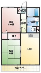 梅の木ハイツの物件間取画像